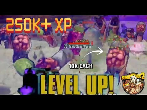 Best XP Farm (Without Save Quitting) 250K+ XP In 1 Minute [Guide/Tips In Description] -Borderlands 2