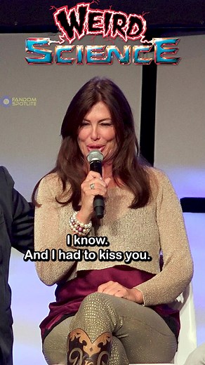 Weird Science Cast on the Shower Scene #weirdscience #weirdsciencemovie #kellylebrock #anthonymichaelhall #ilanmitchellsmith #lisaweirdsciene #garyweirdscience #wyattweirdscience #awesomecon #fandomspotlite