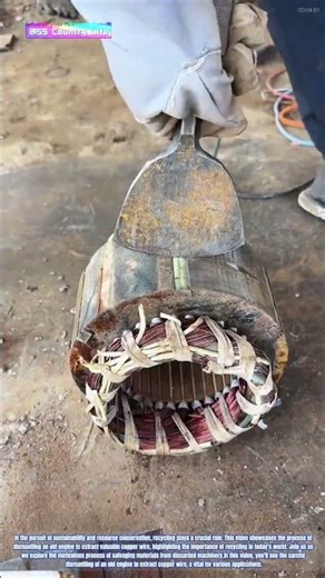 Harvesting Resources: Extracting Copper from Old Engines