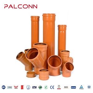 [Hot Item] Orange PVC Drainage Pipe 110 160mm with Sealing Ring
