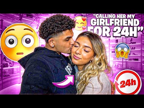 Calling CHANTEL My GIRLFRIEND For 24 Hours PRANK 😳😱😍 *SHE'S IN LOVE*