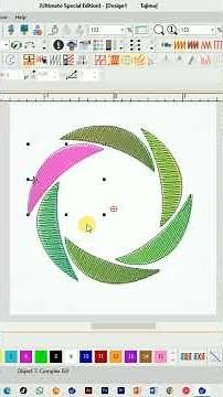 1Min Embroidery Design | Wilcom Embroidery Design #wilcom