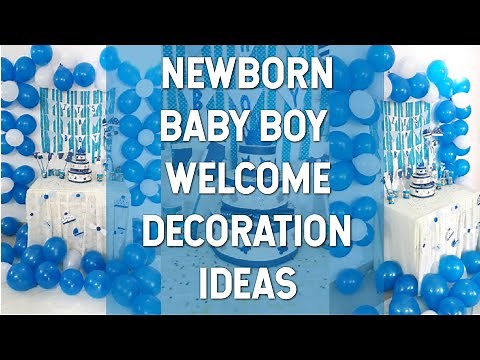 Newborn Baby boy Welcome Decoration ideas || Baptism Decoration ideas || DIY Projects