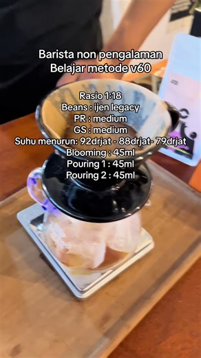 Penyeduhan Kopi Metode V60: Resep dan Tips