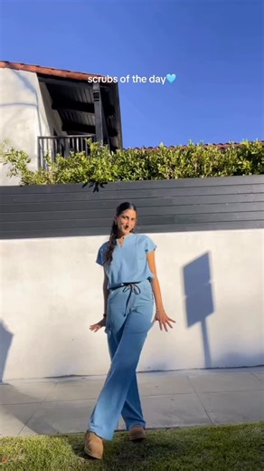 Brittney Abdi | Dental Student on Instagram: "Recent obsession: @fableticsscrubs scrubs in the color WAVE🌊 #fableticspartner #fableticsscrubs #scrubsmadetomove #scrubs #ucladentistry 🔗 in bio for for VIP perks!"
