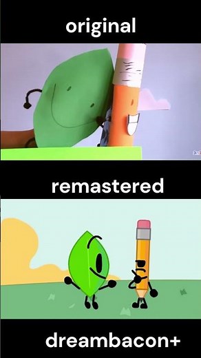 BFDI 16 Original vs Remastered #tpot #bfdi #bfb #bfdia #objectshow #inanimateinsanity #objectshows