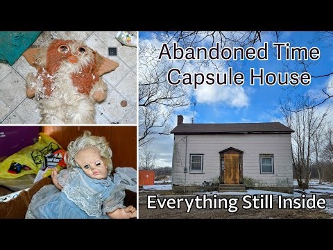 Abandoned Time Capsule House — Everything Still Inside