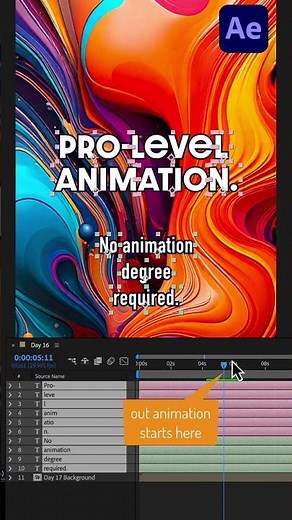 Day 16 – 30 Days of Better Animation in After Effects with Squash & Stretch