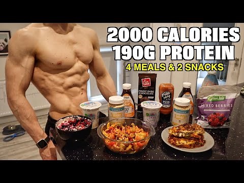 Full Day of Eating 2000 Calories | SUPER EASY High Protein Meals For Fat Loss...
