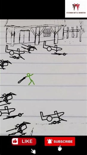 Stickman Battle #21 – Paper Martial Arts World | Epic Stickman Fight Animation