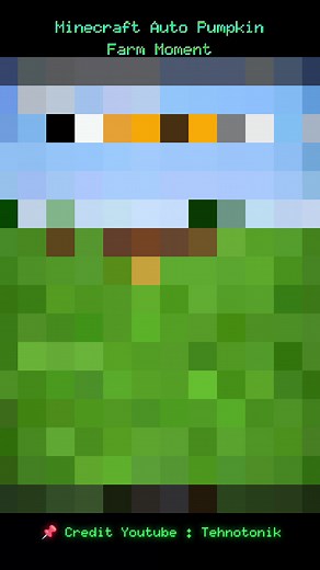Minecraft Auto Pumpkin Farm Build Guide