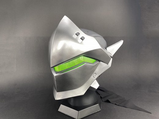 Custom Mask Genji Cosplay Helmet Genji Cosplay Mask Wearable Helmet Game Prop Comics Con - Etsy