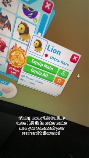 He’s a cutie, I’ll be putting everyone’s name on a wheel once we hit the goal! #adoptme #adoptmeroblox #adoptmegiveaway #roblox #robloxfyp