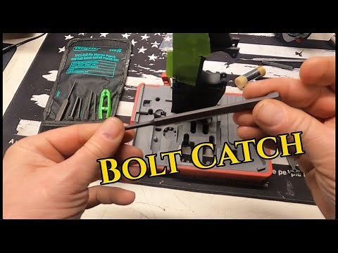 AR-15 Build: Bolt Catch Install Using My Bench Setup 🛠
