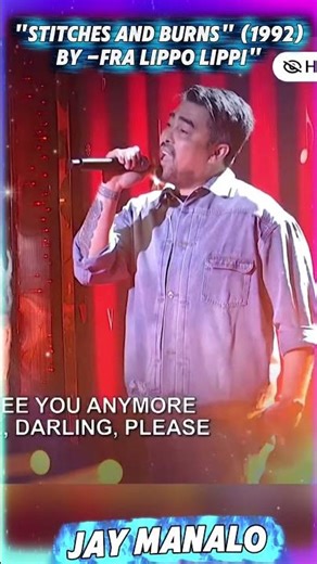 A Moving Performance: Jay Manalo Sings “Stitches and Burns” with Pure Emotion! 🌟😢♥️