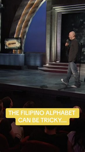 @Jo Koy’s mom is 98% of the way there on the English alphabet. #standup #standupcomedy #filipino