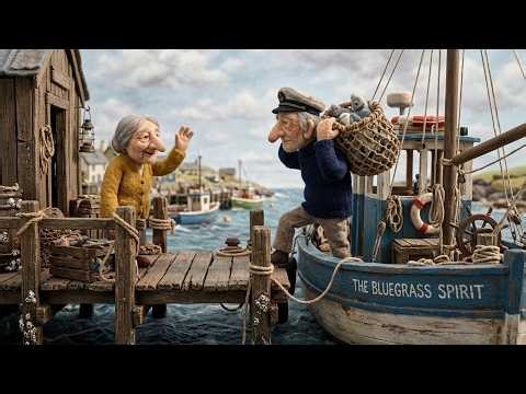 Surreal AI Film • A Very Unusual Town | The Great Fishing Season (4K)