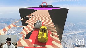 2M views · 24K reactions | Car Vs Car 98.9915% People Fall in A Hole in This GTA 5 Race | Beasts | Facebook