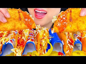 Asmr Mukbang | Taco Bell Crunchy Tacos | Eating Sounds | ASMR Phan