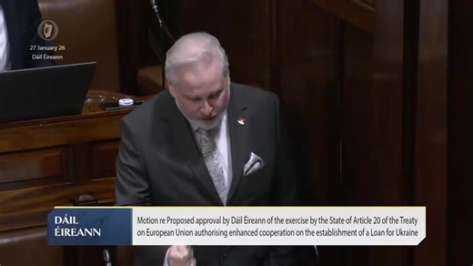 I spoke in the Dáil today about the €90 billion EU loan to Ukraine that Ireland is being asked to guarantee. I asked simple questions. Where is the money going. Does this undermine Irish neutrality. And has Ireland not already done enough. We have homelessness. We have fuel poverty. People pay USC and still struggle to heat their homes. Charity must begin at home. I was disappointed, but not surprised, to see Labour back the Government on this. A government’s first duty is to its own people. #co