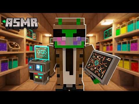 ASMR Detective Alien Analyzes Your Memories in Minecraft! 💤​👽​ | ASMR Roleplay in Spanish