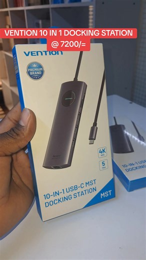 Upgrade your laptop with the Vention 10-in-1 USB-C Docking Station. ✅ 4K HDMI   VGA ✅ Gigabit Ethernet ✅ USB 3.0 High-Speed Transfer ✅ SD/TF Card Readers ✅ 100W PD Fast Charging Work smarter. Connect faster. Stay productive. #Vention #USBCDock #DockingStation #TechAccessories #Productivity DM⤵️to make your order 📞0791737055 📍Corner house 2nd floor rm no 1 🌐city.co.ke 💰@7200/=