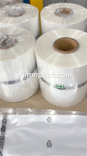 Recyclable Polyolefin Shrink Film Rolls | POF | PE-LD 04 ♻️ #pofshrinkfilm #recyclablepackaging