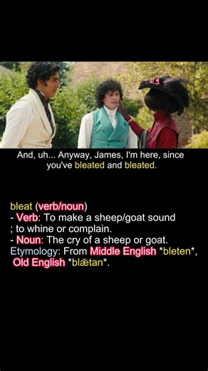Word of the Day: 'bleat' Cinematic Tutorial #vocabulary #shorts #educational