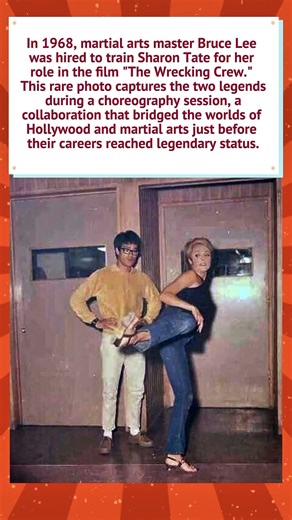 Bruce Lee Training Sharon Tate (1968) 🥋