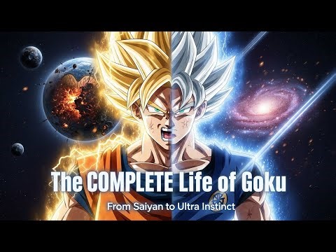 The COMPLETE Life of Goku 🔥 | From Saiyan Child to Ultra Instinct (Full Story)