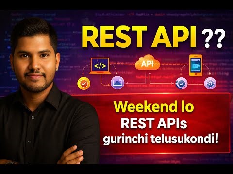 REST APIs Explained in Telugu | Beginners Complete Guide |