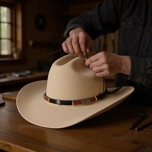 Classic Western Wool Cowboy Hat - American Cattleman Style, Vintage Look Hat - Etsy