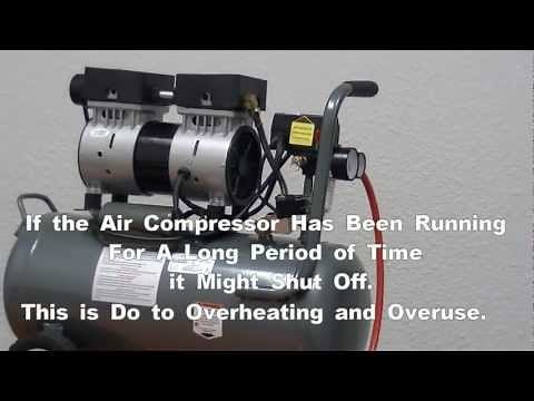 The air compressor is not turning on.