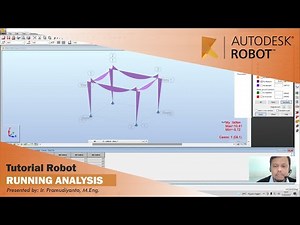 Tutorial 7 | Robot Structural Analysis | Running Analysis