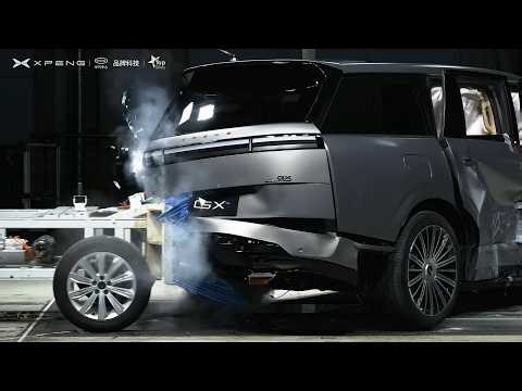 Xpeng GX Takes on the 720° Five-Stage Chain-Reaction Crash Test