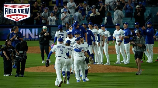 Field View: Dodgers' final out to advance to NLDS