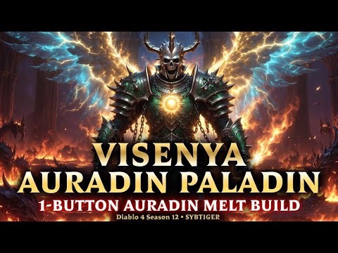 LIVE: Visenya Auradin MELTS Torment 3 🔥 1-Button Build | D4 S12 #Diablo4 #Auradin #D4Season12