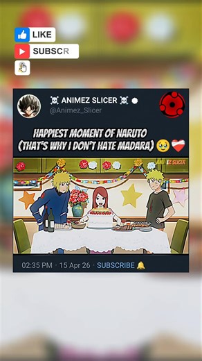 Happiest Moment Of Naruto 🥹❤️‍🩹 #shorts #naruto #minato