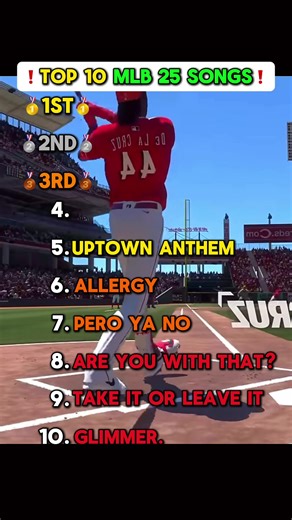 Top Songs from MLB The Show 25