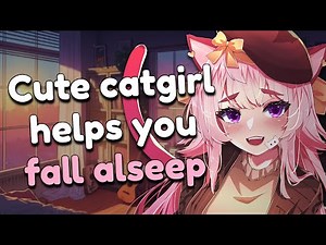 [ASMR RP] Cute catgirl helps you fall asleep!🥰(F4M) [Comfort] [Master] [Sleepaid] [Headpats] [Purr]