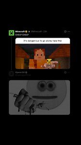 Take the baby chicken on Minecraft, he so cute but also he so smol #meme #gaming #minecraft #minecraftmemes