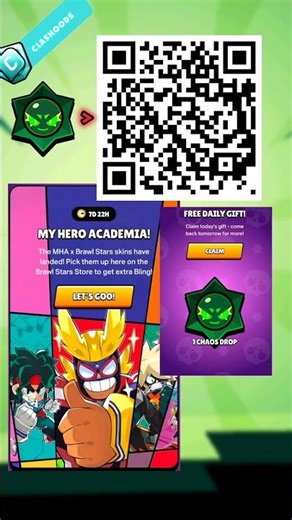 Free working brawl stars qr code.#brawlstars
