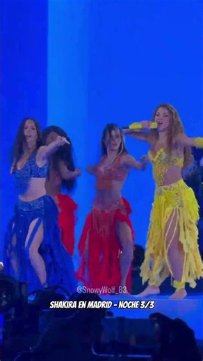 DAI DAI VIBES🏆 Shakira en Madrid Noche 3 #Shakira #Shorts