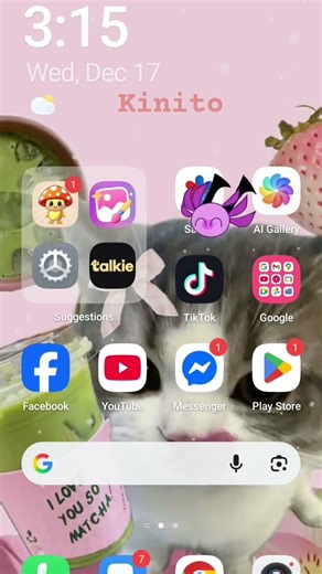 so cute🪷😍🤘App- simeji pet