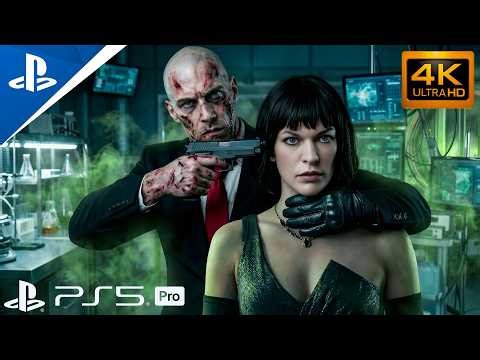 ZOMBIE OUTBREAK in HITMAN 3 | Stealth Brutal Kills Gameplay | Resident Evil Vibes [4K 60FPS] PS5 PRO