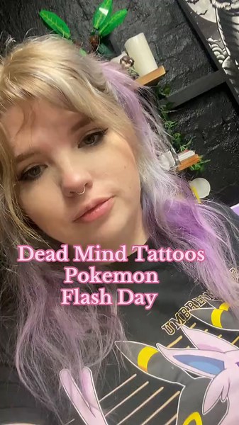 Such a fun day at @Dead Mind Tattoos 🌿 I got to tattoo my favourite Pokémon so I’m super happy ✨Thanks to everyone that came along! #tattooartist #tattoo #pokemon #melbourne #pokemontattoo