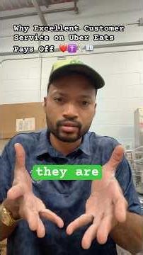 Why Excellent Customer Service on Uber Eats Pays Off #fooddelivery #ubereats