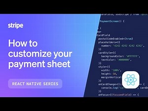 React Native - How to customize your payment sheet