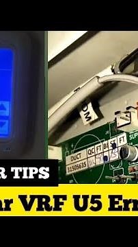 VRF Blue Star U5 Error in VRF | Solve the Problem in 2min. ‪@ACREPAIRTIPS‬