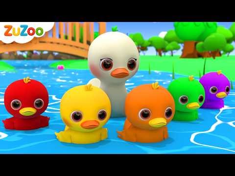 Five Little Ducks | Kids Songs | ZuZoo Nursery Rhymes & Kids Songs